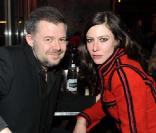 Eric Naulleau et Anna Mouglalis lors du lancement de la première édition de La Nuit des femmes à Paris le 7 mars 2010
