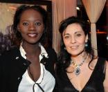 Rama Yade et Olivia Cattan lors du lancement de la première édition de La Nuit des femmes à Paris le 7 mars 2010