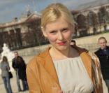 Anna Sherbinina au défilé Dior à Paris 