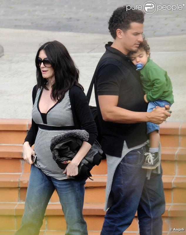 Paz Vega et son mari Orson avec leur fils, Orson 