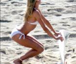 Cameron Diaz sur le tournage de Charlie's Angels en octobre 2002