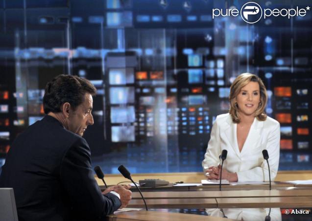 Laurence Ferrari interview le Président de la République, Nicolas Sarkozy