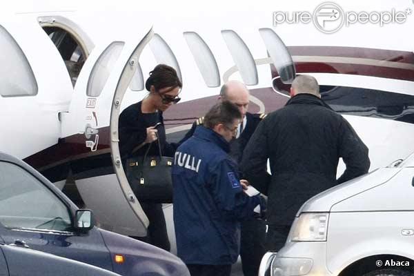 Victoria Beckham vient soutenir son mari David en Finlande le 16 mars