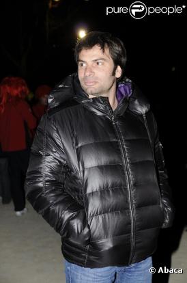 Christophe Dominici lors du départ de La Course du Coeur à Paris le 18 mars