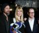 Brad Pitt, Claudia Schiffer et Matthew Vaughn à l'occasion de l'avant-première de  Kick-Ass , qui s'est tenue à l'Empire Cinema de Leicester Square, à Londres, le 22 mars 2010.