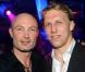 Frank Leboeuf et Lewis Moody, lors d'une soirée donnée à L'Arc, le nouveau club de la Place de l'Etoile, à Paris, le 20 mars 2010.