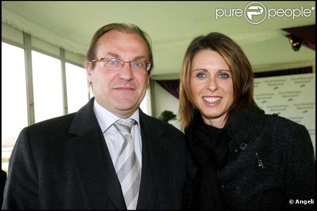 Laurent Fignon et sa femme Valérie, le 27 janvier 2008 !