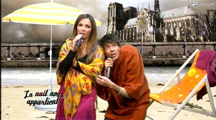 Hélène Ségara et Mustapha El Atrassi parodient Notre Dame de Paris, version Paris Plage
