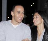 Lewis Hamilton, ici avec sa compagne Nicole Scherzinger, arrêté par la police de Victoria lors du Grand Prix d'Australie le 26 mars 2010