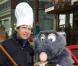 Fabien Galthié a eu l'immense privilège de rencontrer Ratatouille, star des Studios Pixar à Euro Disney le 27 mars 2010