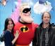 Géraldine Pailhas et son mari Christopher Thompson ont eu l'immense privilège de rencontrer les stars des Studios Pixar à Euro Disney le 27 mars 2010