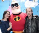 Géraldine Pailhas et Christopher Thompson ont eu l'immense privilège de rencontrer les stars des Studios Pixar à Euro Disney le 27 mars 2010