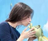 Géraldine Pailhas a eu l'immense privilège de rencontrer les stars des Studios Pixar à Euro Disney le 27 mars 2010