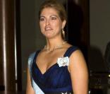 La princesse Madeleine de Suède assiste à la remise du Prix pour la recherche scientifique, à Stockholm, le 31 mars 2010