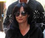 Shannen Doherty et son partenaire de Dancing With The Stars dans les rues de New York le 1er avril après leur élimination