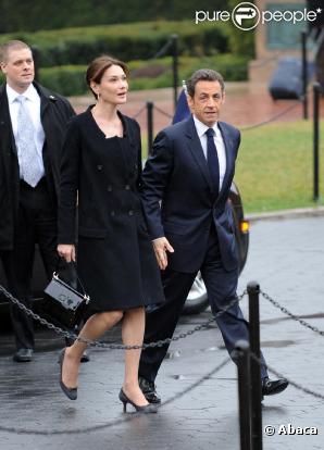 Carla Bruni et Nicolas Sarkozy 