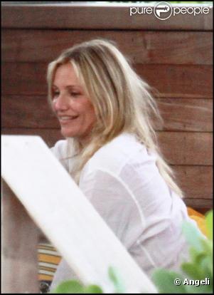 Cameron Diaz est en vacances à Miami le 3 avril 2010