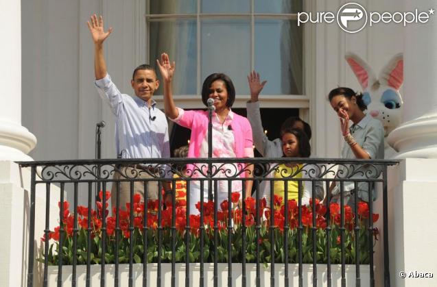 Barack Obama, Michelle, et leurs filles Sasha et Malia, ont accueilli de nombreux invités à la Maison Blanche pour le lundi de Pâques. 5/04/2010