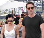 Dita Von Teese et Louis-Marie de Castelbajac lors du deuxième jour du Festival Coachella en Californie le 17 avril 2010<br />