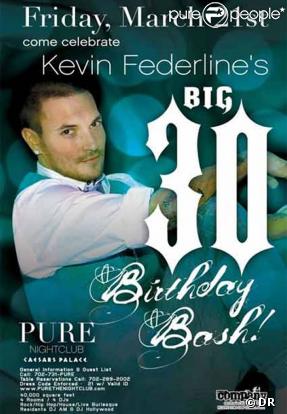 Affiche des 30 ans de Kevin Federline