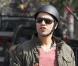 Adrian Grenier sur le tournage de la série Entourage à Beverly Hills, aux côtés de Kevin Dillon, Kevin Connolly et Jerry Ferrara