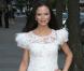 Georgina Chapman, enceinte, au 150e anniversaire de la maison Chopard, à New York. 29/04/2010