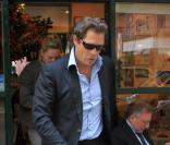 Uma Thurman a mangé au restaurant avec son fiancé Arpad Busson