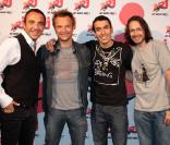 David Hallyday au 6/9 de NRJ avec Nikos, Mustapha et Florian le 6 mai 2010