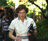 Kate Winslet sur le tournage de Mildred Pierce à New York le 5 mai 2010