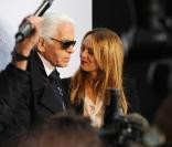 Vanessa Paradis et Karl Lagerfeld 