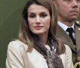Letizia et Felipe d'Espagne à Ciudad Real en Espagne, le 11 mai 2010
