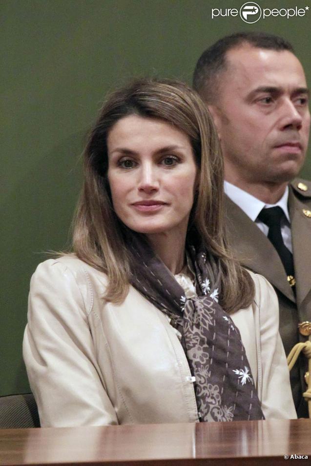 Letizia et Felipe d'Espagne à Ciudad Real en Espagne, le 11 mai 2010