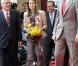 Letizia et Felipe d'Espagne à Ciudad Real en Espagne, le 11 mai 2010