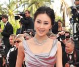 Lin Peng lors de l'inauguration du 63e festival de Cannes le 12 mai 2010