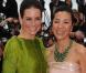 Evangeline Lilly et Michelle Yeoh lors de la montée des marches de Cannes. Le 15 mai 2010.