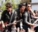 Les Jonas Brothers donnent un concert gratuit en plein air à Los Angeles, le samedi 15 mai.