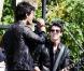 Les Jonas Brothers donnent un concert gratuit en plein air à Los Angeles, le samedi 15 mai.
