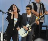 Les Jonas Brothers et Demi Lovato, qui figurent au casting du téléfilm  Camp Rock 2 , étaient les invités de l'émission Good Morning America, le vendredi 21 mai.