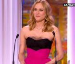 Diane Kruger a remis le prix d'inteprétation masculine ex aequo à Javier Bardem (Biutiful) et Elio Germano (La Nostra Vita), pour le 63e festival de Cannes le 23 mai 2010 