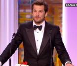 Guillaume Canet remet le prix d'interprétation féminine à Cannes le 23 mai 2010 