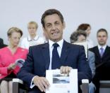 Nicolas Sarkozy lors des défilés du 14 juillet 2009.