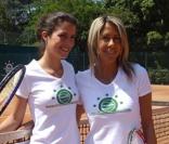 Tournoi des personnalités 2010, le 3 juin : Clémence Castel et Rachel Bourlier 