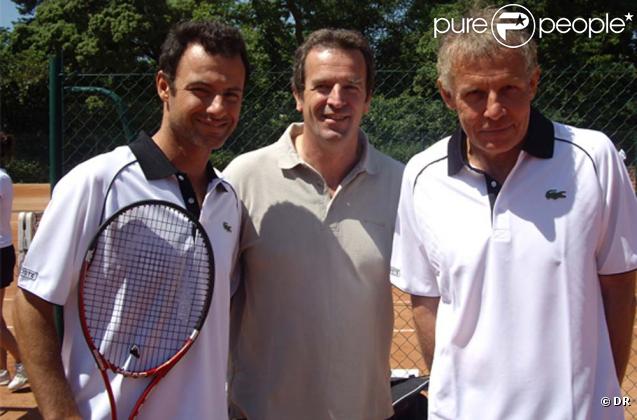 Tournoi des personnalités 2010, le 3 juin : Patrick Poivre D'Arvor et Nicolas Deuil 
