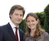 Olivier Lemaire et la princesse Marie Sayn Wittgenstein Berleburg lors du dîner Longines le samedi 5 juin 2010 dans les jardins du Musée Rodin