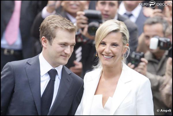 Laurence Ferrari et son mari Renaud Capuçon attendent leur premier enfant. Ici en juillet 2009