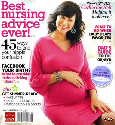 Catherine Bell en couverture de Pregnancy