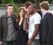 Sharlto Copley, Jessica Biel, Liam Neeson, Quinton "Rampage" Jackson et Bradley Cooper, lors du photocall promotionnel de  L'Agence tous risques  (qui sortira le 16 juin sur nos écrans), sur le Champ de Mars, à Paris, le 14 juin 2010.