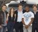 Sharlto Copley, Jessica Biel, Liam Neeson, Quinton "Rampage" Jackson et Bradley Cooper, lors du photocall promotionnel de  L'Agence tous risques  (qui sortira le 16 juin sur nos écrans), sur le Champ de Mars, à Paris, le 14 juin 2010.