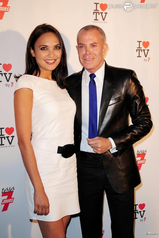 Valérie Bègue et Jean-Claude Jitrois à la soirée de la télévision au Showcase à Paris. Le 15 juin 2010