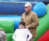 Harrison Ford et Liam le fils de Calista Flockhart en 2009 